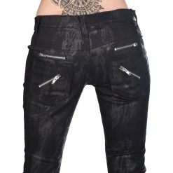 Aderlass Jeans Trousers - Tight Zip Hipster Art Denim -TheRock Shop aderlass jeans trousers tight zip hipster art denim 13