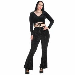 Banned Alternative Velvet Bell Bottoms - Dream Crusher -TheRock Shop banned alternative velvet bell bottoms dream crusher4