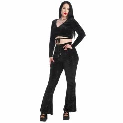 Banned Alternative Velvet Bell Bottoms - Dream Crusher -TheRock Shop banned alternative velvet bell bottoms dream crusher5