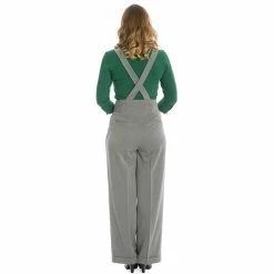 Banned Retro High-Waist Trousers - Her Favourites Grey -TheRock Shop banned retro high waist trousers her favourites grey4