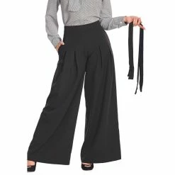 Banned Retro Marlene Trousers - Diamond Black 7 Banned Retro Marlene Trousers - Diamond Black -TheRock Shop banned retro marlene trousers diamond black4