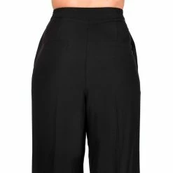 Dancing Days Flared Trousers - Full Moon Black -TheRock Shop dancing days flared trousers full moon black4