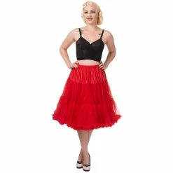 Dancing Days Petticoat - Lifeforms Red -TheRock Shop dancing days petticoat lifeforms red3