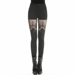 Dark In Love Stretch Trousers - Victorian Tight