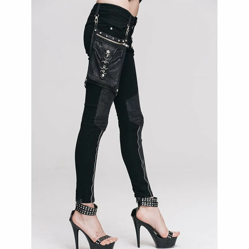 Devil Fashion Jeans Trousers - Badlands Goth 1 Devil Fashion Jeans Trousers - Badlands Goth