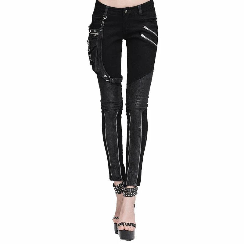 Devil Fashion Jeans Trousers - Badlands Goth 2 Devil Fashion Jeans Trousers - Badlands Goth - Image 2
