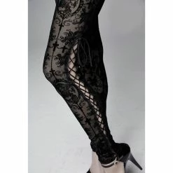 Devil Fashion Leggings - Dark Shadows -TheRock Shop devil fashion leggings dark shadows 14