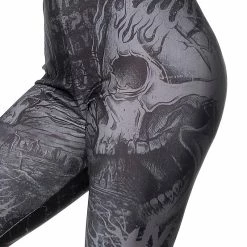 Hyraw Leggings - Cemetery -TheRock Shop hyraw leggings cemetery 15
