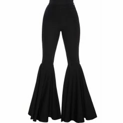 Killstar Bell Bottom Trousers - Eternal