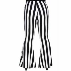 Killstar Bell Bottom Trousers - Inferno Room -TheRock Shop killstar bell bottom trousers inferno room4