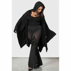 KILLSTAR Bell Bottom Trousers - Serpentine Powermesh -TheRock Shop killstar bell bottom trousers serpentine powermesh3