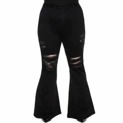 Killstar Bell Bottom Trousers - Sukie 7 Killstar Bell Bottom Trousers - Sukie -TheRock Shop killstar bell bottom trousers sukie3