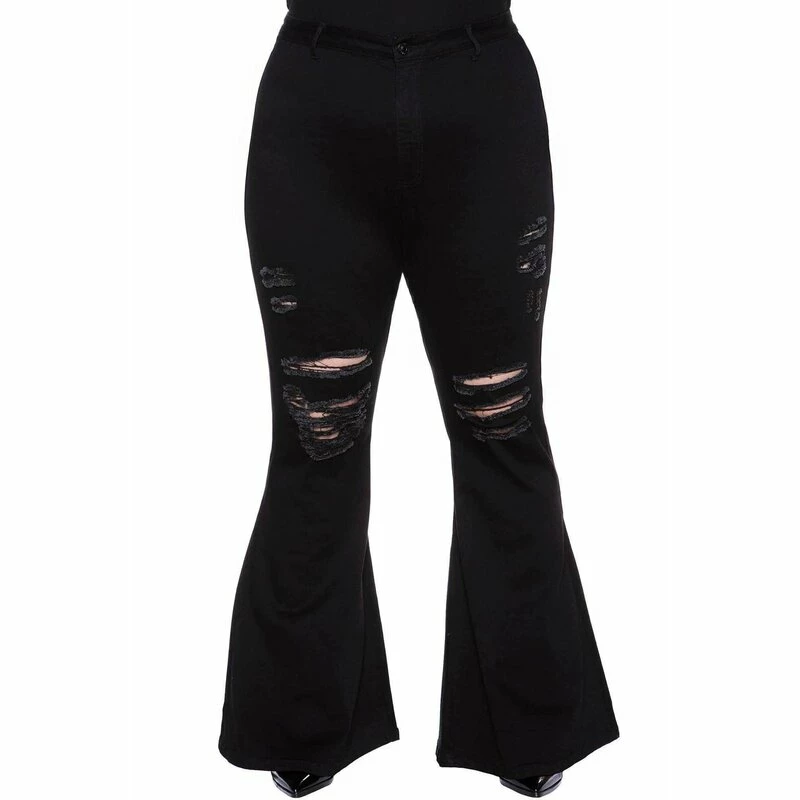 Killstar Bell Bottom Trousers - Sukie 3 Killstar Bell Bottom Trousers - Sukie - Image 3