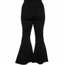 Killstar Bell Bottom Trousers - Sukie 8 Killstar Bell Bottom Trousers - Sukie -TheRock Shop killstar bell bottom trousers sukie4