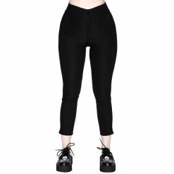 TheRock Shop -TheRock Shop killstar capri trousers bad baby2