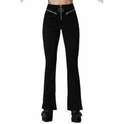 Killstar Denim Flared Trousers - Krypteria
