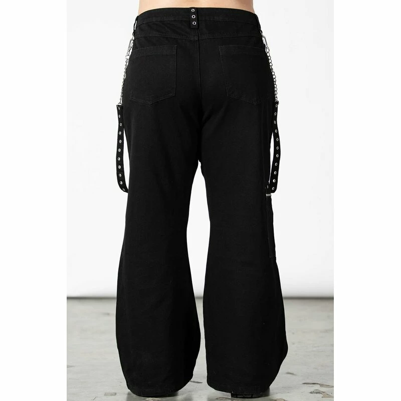 Killstar Denim Flared Trousers - Time Bomb 3 Killstar Denim Flared Trousers - Time Bomb - Image 3