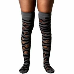 Killstar Knee Socks - Wretched Soul Ash