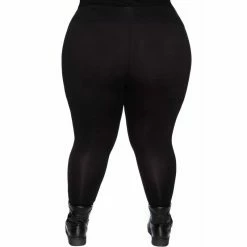 Killstar Leggings - Night Terror Black -TheRock Shop killstar leggings night terror black4