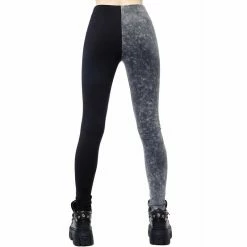TheRock Shop -TheRock Shop killstar leggings two faced witch 12