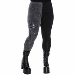 Killstar Leggings - Two-Faced Witch -TheRock Shop killstar leggings two faced witch 14