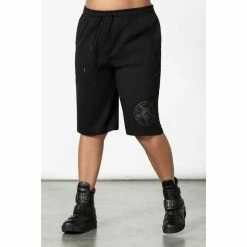 Killstar Longline Shorts - Breaking Point -TheRock Shop killstar longline shorts breaking point 14