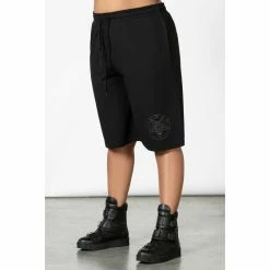 Killstar Longline Shorts - Breaking Point -TheRock Shop killstar longline shorts breaking point 16