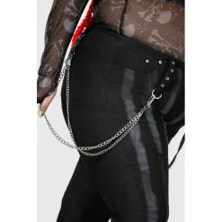 KILLSTAR Stretch Trousers - Ringmaster -TheRock Shop killstar stretch trousers ringmaster6