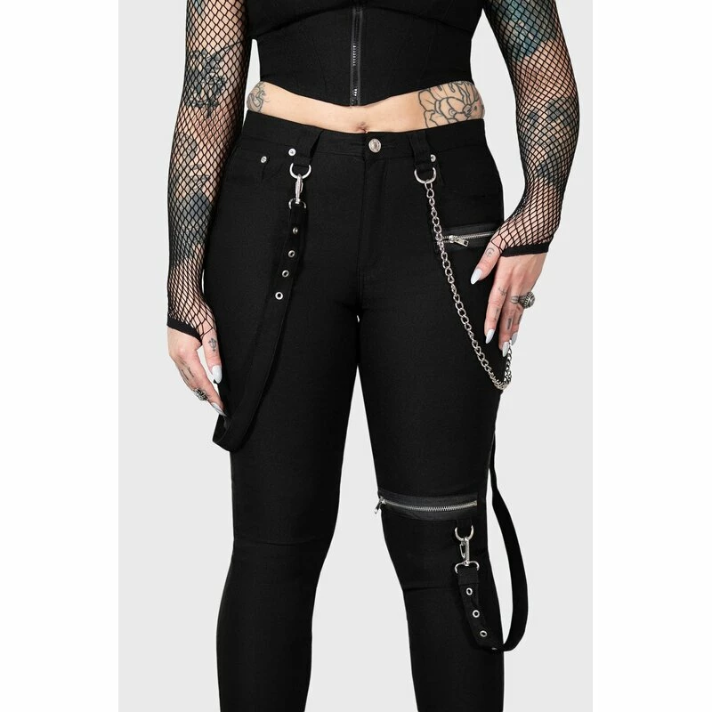 KILLSTAR Stretch Trousers - The Rave 2 KILLSTAR Stretch Trousers - The Rave - Image 2