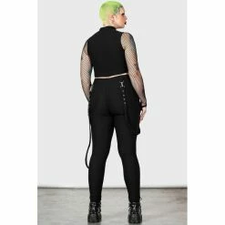 KILLSTAR Stretch Trousers - The Rave 7 KILLSTAR Stretch Trousers - The Rave -TheRock Shop killstar stretch trousers the rave4