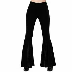 Killstar Velvet Flared Trousers - Marisol