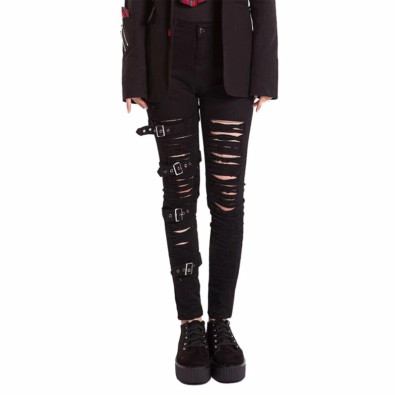 Kuroneko Stretch Trousers - Beggars 1 Kuroneko Stretch Trousers - Beggars