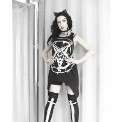 Pamela Mann Knee-High Socks - White Cross Overknees -TheRock Shop pamela mann knee high socks white cross overknees3