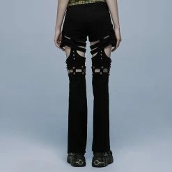 Punk Rave 2-in-1 Shorts / Trousers - Apocalypse Architect -TheRock Shop punk rave 2 in 1 shorts trousers apocalypse architect5