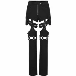 Punk Rave 2-in-1 Shorts / Trousers - Apocalypse Architect -TheRock Shop punk rave 2 in 1 shorts trousers apocalypse architect6