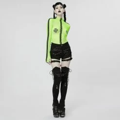 Punk Rave Denim Shorts - Devastation 9 Punk Rave Denim Shorts - Devastation -TheRock Shop punk rave denim shorts devastation 14