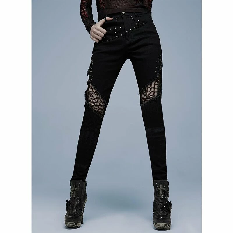 Punk Rave Jeans Trousers - Rebel And Romance 1 Punk Rave Jeans Trousers - Rebel And Romance