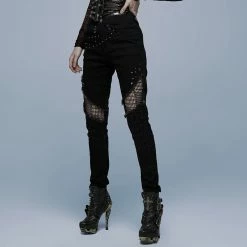 Punk Rave Jeans Trousers - Rebel And Romance 8 Punk Rave Jeans Trousers - Rebel And Romance -TheRock Shop punk rave jeans trousers rebel and romance3