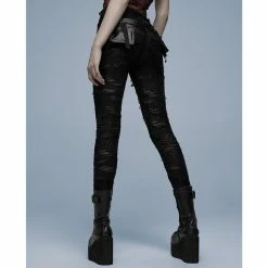 Punk Rave Leggings - Atomic Skies Black -TheRock Shop punk rave leggings atomic skies black 14