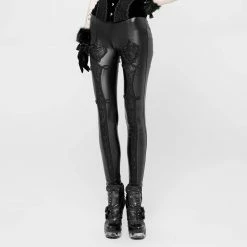 Punk Rave Leggings - Soiree Black