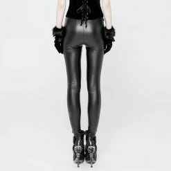 Punk Rave Leggings - Soiree Black -TheRock Shop punk rave leggings soiree black 14