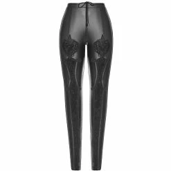 Punk Rave Leggings - Soiree Black -TheRock Shop punk rave leggings soiree black 15