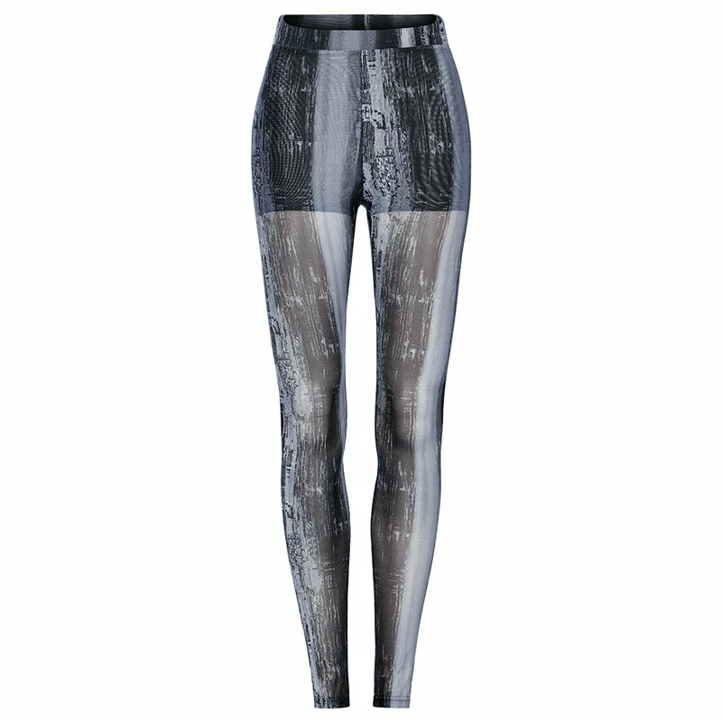 Punk Rave Leggings - Sulphuric Steam Grey 6 Punk Rave Leggings - Sulphuric Steam Grey - Image 6
