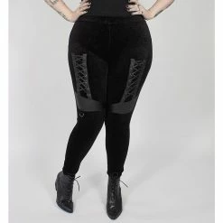 Punk Rave Plus Size Leggings - Black River
