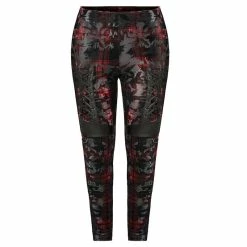 Punk Rave Plus Size Leggings - Blood River -TheRock Shop punk rave plus size leggings blood river 14