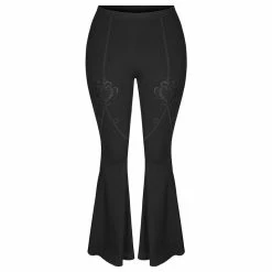 Punk Rave Plus Size Trousers - Dapper Diana -TheRock Shop punk rave plus size trousers dapper diana3