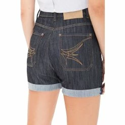 Queen Kerosin Denim Shorts - Dip And Dry -TheRock Shop queen kerosin denim shorts dip and dry 14