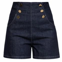 Queen Kerosin Denim Shorts - Marlene