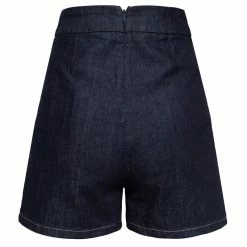 Queen Kerosin Denim Shorts - Marlene -TheRock Shop queen kerosin denim shorts marlene 13