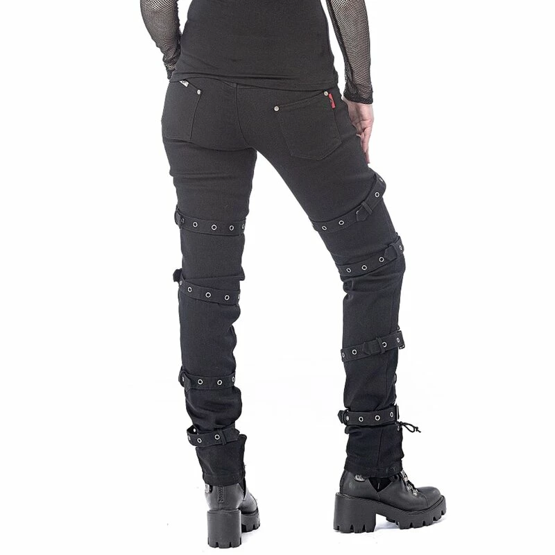 Queen Of Darkness Jeans Trousers - Lacing & Straps 6 Queen Of Darkness Jeans Trousers - Lacing & Straps - Image 6